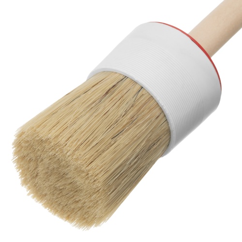 Кисть круглая №14 (50 мм) натуральная щетина, деревянная ручка MTX фото 3