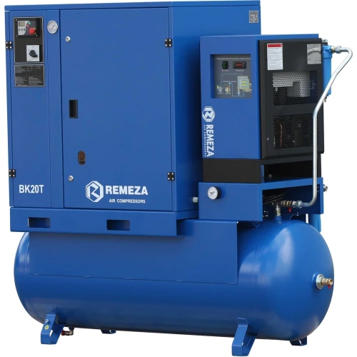 Винтовой компрессор Remeza ВК20Т-16-500Д2 на ресивере, с рефрижераторным осушителем и дополнительными фильтрами УТ-00002903 фото 4 Винтовой компрессор Remeza ВК20Т-16-500Д2 на ресивере, с рефрижераторным осушителем и дополнительными фильтрами УТ-00002903 фото 4