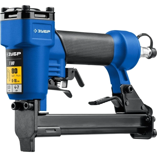 Пневматический степлер для скоб ЗУБР Т80 тип 80 31938 Пневматический степлер для скоб ЗУБР Т80 тип 80 31938