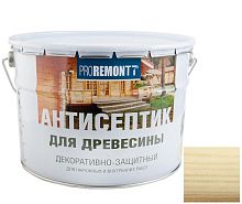 Антисептик для древесины Proremontt бесцветный 9 л