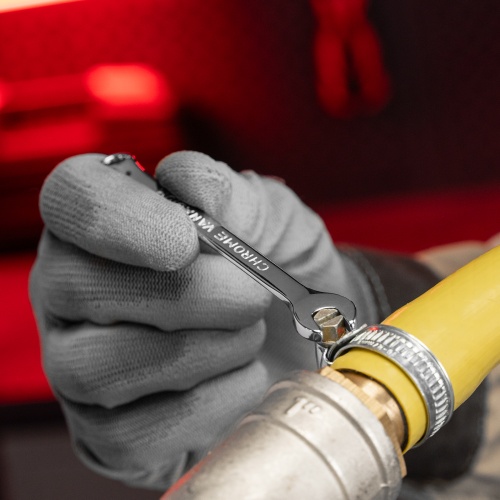 Ключ комбинированный, 7 мм, CrV, полированный хром Matrix фото 6