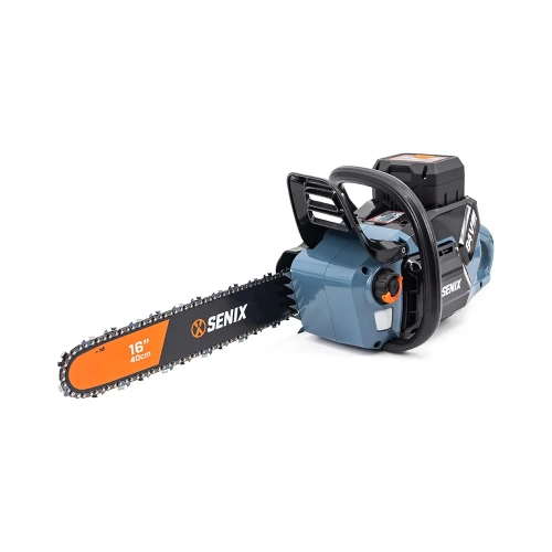 Пила цепная SENIX бесщеточный мотор, 84В 40 см (16''), акб 10.Ач, ЗУ, CSX8-H-EU Пила цепная SENIX бесщеточный мотор, 84В 40 см (16''), акб 10.Ач, ЗУ, CSX8-H-EU