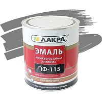 Эмаль Лакра ПФ-115 серая 2 кг