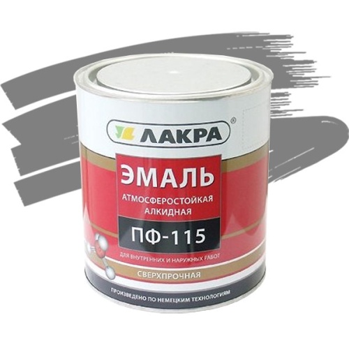Эмаль Лакра ПФ-115 серая 1 кг Эмаль Лакра ПФ-115 серая 1 кг