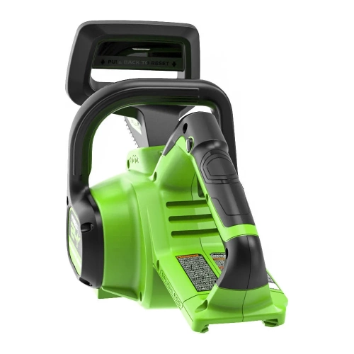 Цепная пила аккумуляторная GreenWorks GD24CS30 24V, 30см, бесщеточная, c 1хАКБ 4 Ач c USB и ЗУ 2007007USB4 фото 7 Цепная пила аккумуляторная GreenWorks GD24CS30 24V, 30см, бесщеточная, c 1хАКБ 4 Ач c USB и ЗУ 2007007USB4 фото 7