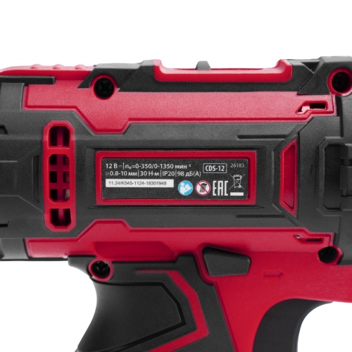 Дрель-шуруповерт аккумуляторная CDS-12, Li-Ion, 12 В// MTX фото 15