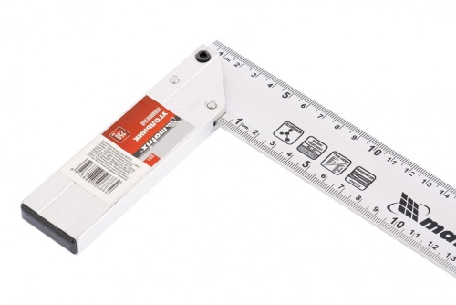 Угольник, 250 мм, алюминиевый, литой Matrix фото 3 Угольник, 250 мм, алюминиевый, литой Matrix фото 3