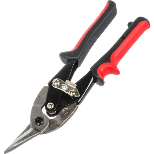 Ножницы по металлу BARTEX леворежущие, 250 мм, CrV, двухкомпонентная ручка, 317091