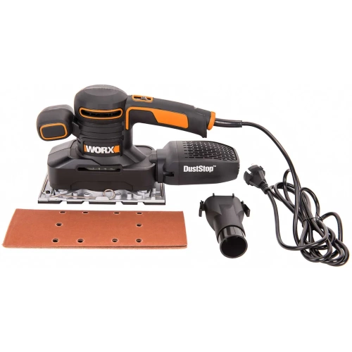 Электрическая виброшлифмашина WORX 250Вт WX641 фото 5