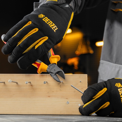 Бокорезы, диэлектрические рукоятки, до 1000 В, трехкомпонентные рукоятки, 180 мм Denzel фото 8