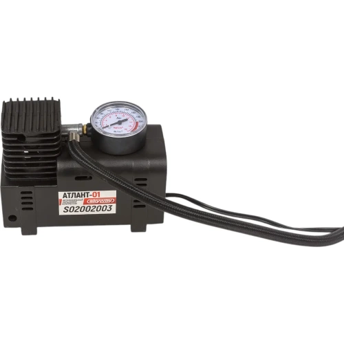 Компрессор пластиковый 9л/мин в прикуриватель 3 вида насадок 20 АТМ SKYWAY АТЛАНТ-01 S02002003 фото 5