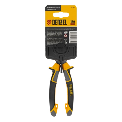 Бокорезы 180 мм, усиленные, трехкомпонентные рукоятки Denzel фото 7 Бокорезы 180 мм, усиленные, трехкомпонентные рукоятки Denzel фото 7