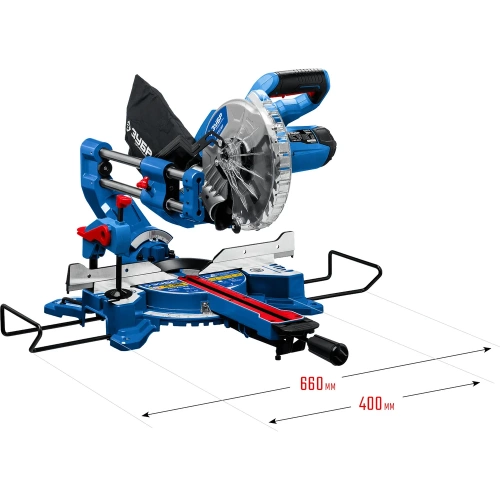 Торцовочная пила с протяжкой ЗУБР Профессионал ППТ-216-П фото 10