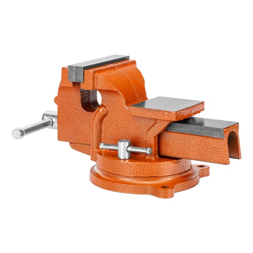 Тиски слесарные, 100 мм, поворотные, с наковальней Sparta фото 20