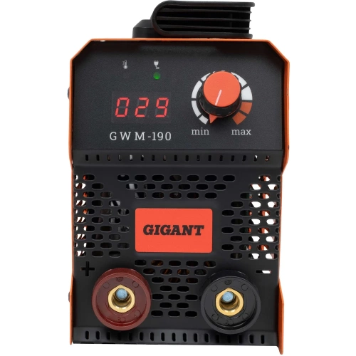 Инверторный сварочный аппарат (190 А; дисплей; кабель 2.5+1.5 м) Gigant GWM-190 фото 7 Инверторный сварочный аппарат (190 А; дисплей; кабель 2.5+1.5 м) Gigant GWM-190 фото 7