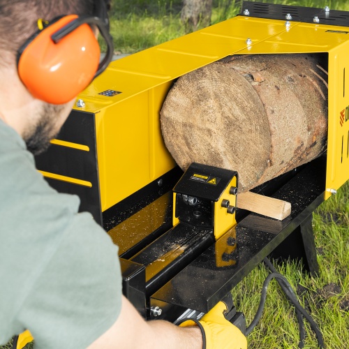 Дровокол электрический ELS7T-52, 2300 Вт, сила раскола 7т, макс. размеры полена D250 x 520 мм Denzel фото 22