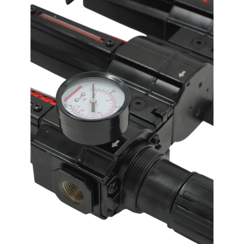 Блок подготовки с фильтром HARRISON 40 мкм, фильтром 25 мкм, фильтром 5 мкм и регулятором 1/2', 3964 л/мин. HRS-FFFR3964 фото 11