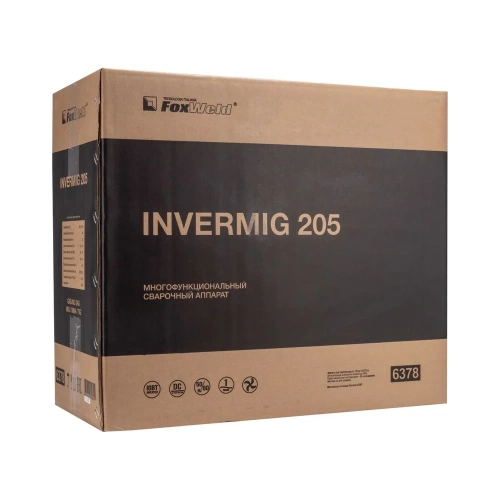Сварочный полуавтомат Foxweld Invermig 205 6378 фото 9 Сварочный полуавтомат Foxweld Invermig 205 6378 фото 9