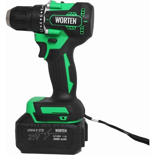 Дрель-шуруповерт бесщеточная WORTEN 2x4.0Ач, 21В IM КА-90000575 фото 3 Дрель-шуруповерт бесщеточная WORTEN 2x4.0Ач, 21В IM КА-90000575 фото 3