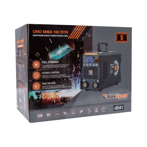Сварочный аппарат Foxweld UNO MMA 160 SYN 8541 фото 10 Сварочный аппарат Foxweld UNO MMA 160 SYN 8541 фото 10