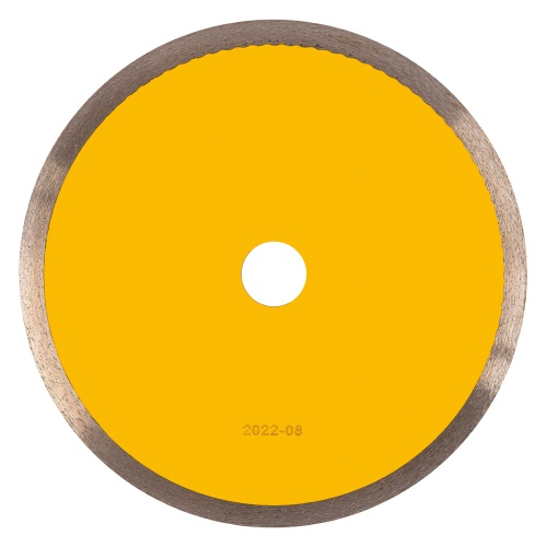 Диск алмазный сплошной, супертонкий, 200 х 25,4 мм, горячее прессование, мокрое резание Denzel фото 2