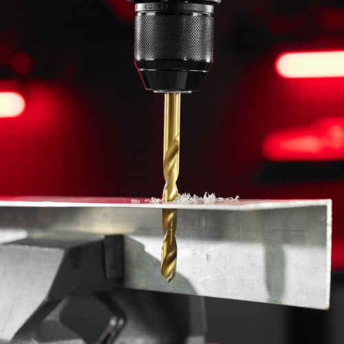 Сверло по металлу, 8 мм, HSS, нитридтитановое покрытие, цилиндрический хвостовик Matrix фото 9