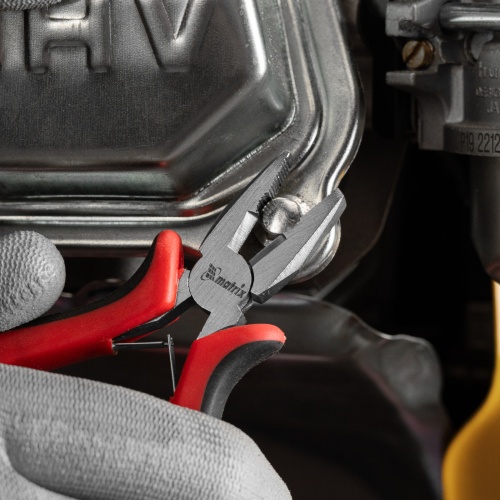 Плоскогубцы Mini, 130 мм, никелированные, авторазжим, двухкомпонентные рукоятки Matrix фото 11