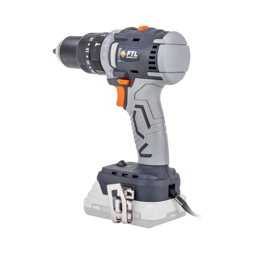 Аккумуляторная ударная дрель-шуруповерт FTL PSR-XI 20V EVO, бесщеточный двигатель, 60 Нм, 20 В, клипса на ремень, боковая ручка, без АКБ, без ЗУ, цв. коробка 8050 фото 6 Аккумуляторная ударная дрель-шуруповерт FTL PSR-XI 20V EVO, бесщеточный двигатель, 60 Нм, 20 В, клипса на ремень, боковая ручка, без АКБ, без ЗУ, цв. коробка 8050 фото 6