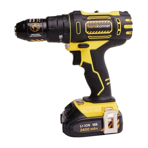 Аккумуляторная дрель-шуруповерт Hanskonner HCD1838R фото 11 Аккумуляторная дрель-шуруповерт Hanskonner HCD1838R фото 11