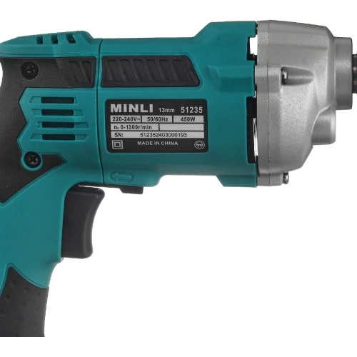Дрель MINLI 13 мм, 450 Вт 51235 фото 6 Дрель MINLI 13 мм, 450 Вт 51235 фото 6