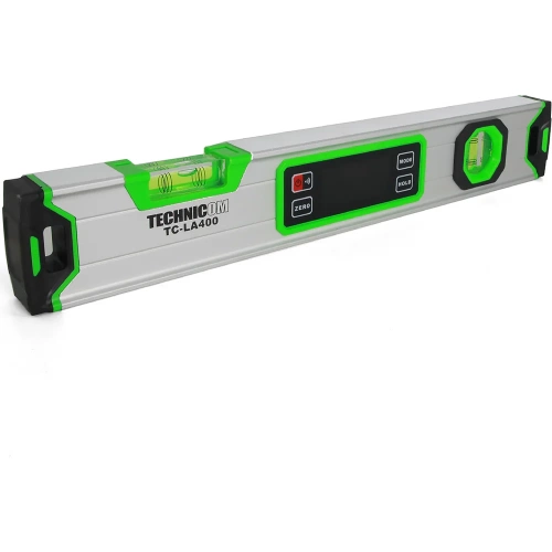 Электронный уровень-угломер TECHNICOM с магнитом, ЖК дисплей, 400 мм, 0-360° TC-LA400 фото 7