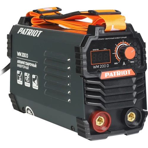 Сварочный инверторный аппарат PATRIOT WM200D 605302020 фото 7 Сварочный инверторный аппарат PATRIOT WM200D 605302020 фото 7