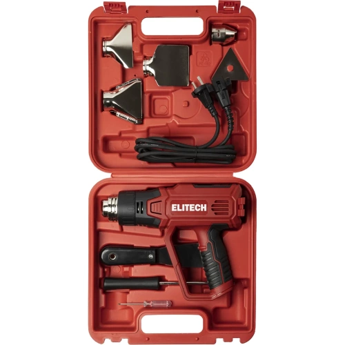 Термопистолет Elitech ТВ 2060С (2000Вт, 600°С) 204524 фото 10 Термопистолет Elitech ТВ 2060С (2000Вт, 600°С) 204524 фото 10