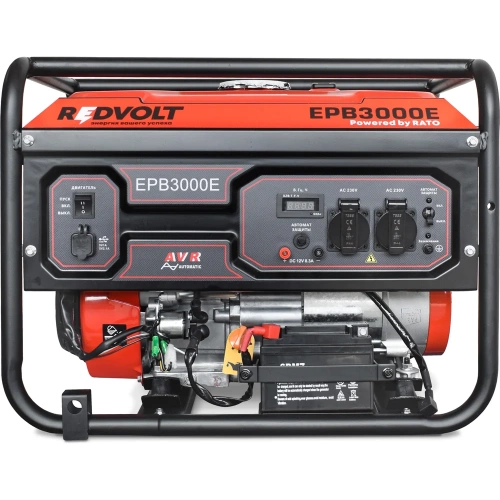Бензогенератор REDVOLT EPB3000E фото 3