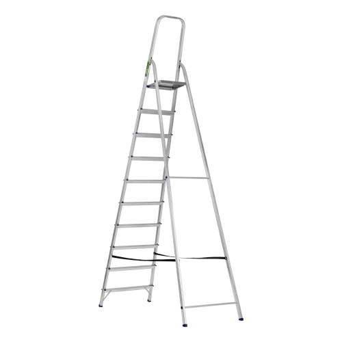 Стремянка, 10 ступеней, алюминиевая, Сибртех фото 2