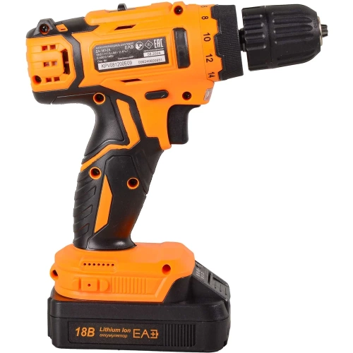 Аккумуляторная дрель-шуруповерт Вихрь ДА-18Л-2К 72/14/9 фото 6