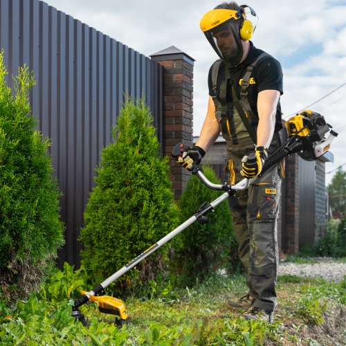 Триммер бензиновый DR-52S, 52 см3, разъемная штанга, состоит из 2 частей Denzel фото 20