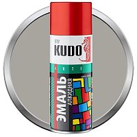 Эмаль аэрозольная Kudo KU-1018 универсальная серая 520 мл