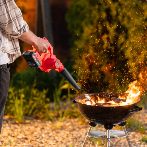 Воздуходувка-пылесос акк. портативная, LB-185, 35 м/с, 170 м3/ч, Li-Ion, 20 В MTX фото 46