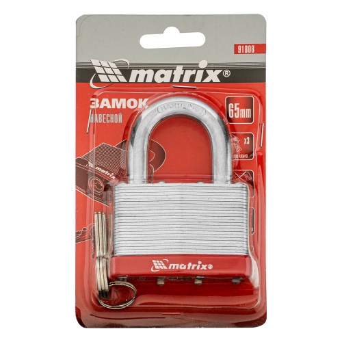 Замок навесной, 65 мм Matrix фото 7