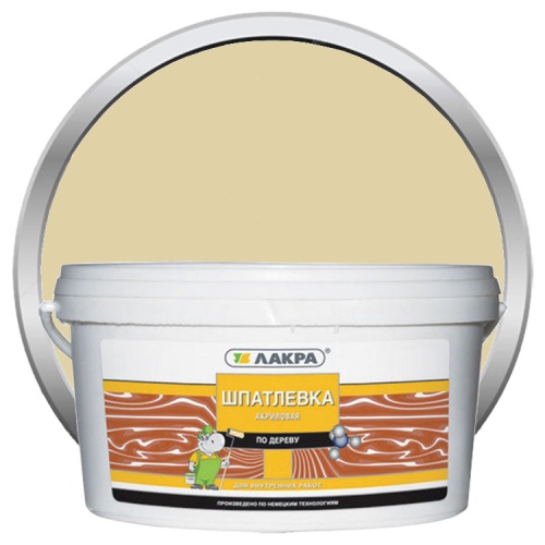 Шпатлевка акриловая по дереву Лакра Бук 0,6 кг