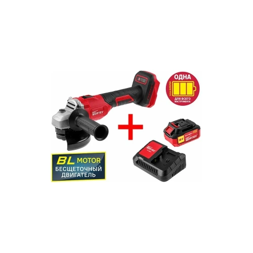 Аккумуляторная угловая шлифмашина WORTEX CAG 1812-1 E ALL1 0329192 фото 10