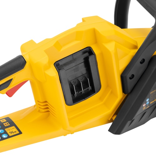 Цепная пила аккумуляторная бесщеточная RCS400-36, Li-ion, 36 В, 4 Ач, шина 400 мм Denzel фото 13 Цепная пила аккумуляторная бесщеточная RCS400-36, Li-ion, 36 В, 4 Ач, шина 400 мм Denzel фото 13