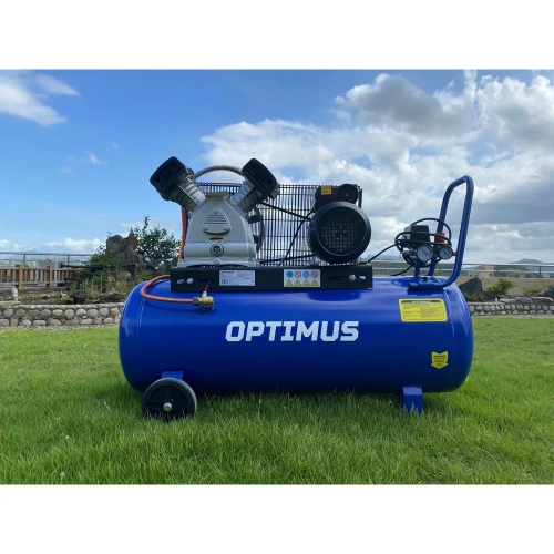 Поршневой компрессор Optimus 420 л/мин, 2.2 кВт, 220 В, ресивер 100 л hd OPT-301042 фото 4 Поршневой компрессор Optimus 420 л/мин, 2.2 кВт, 220 В, ресивер 100 л hd OPT-301042 фото 4