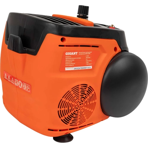 Безмасляный малошумный компрессор Gigant GSWK-6/180 фото 11