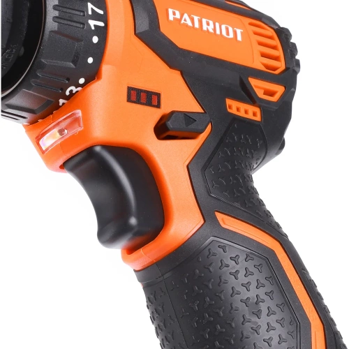 Аккумуляторная дрель-шуруповерт Patriot BR 369Li, две АКБ Li-Ion, 12В, 2,0 Ач, 35Нм, 180201369 фото 9