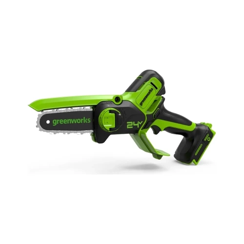 Цепная аккумуляторная мини пила GreenWorks 24V, 15 см, бесщеточная, без АКБ и ЗУ 2008707 фото 3 Цепная аккумуляторная мини пила GreenWorks 24V, 15 см, бесщеточная, без АКБ и ЗУ 2008707 фото 3