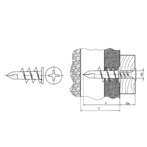 Дюбель Driva фото 3