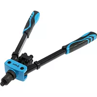 Заклепочник ТУНДРА 360 мм, двуручный, заклепки 2.4 - 3.2 - 4 - 4.8 - 6.4 мм 3105634