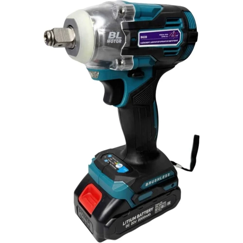 Гайковерт аккумуляторный ударный AktiTool BG20 SET2 (330 H*m, 20В, Li-ion аккумулятор 2000 mAh 2 шт 1013012 фото 3